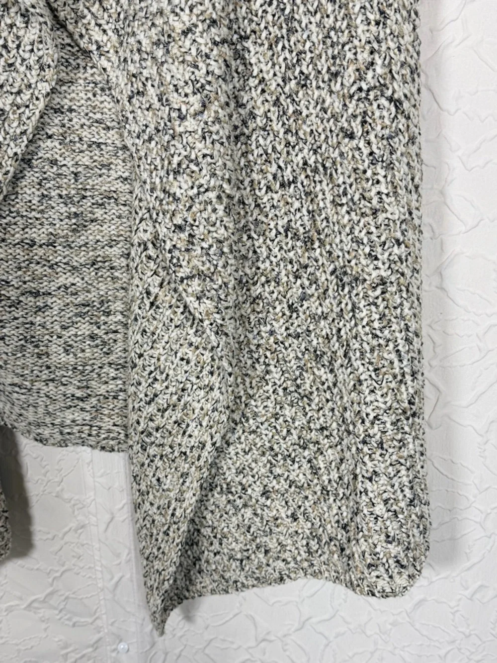 Jones New York Open Front Knit Cardigan Shawl Collar Vest Sz XL